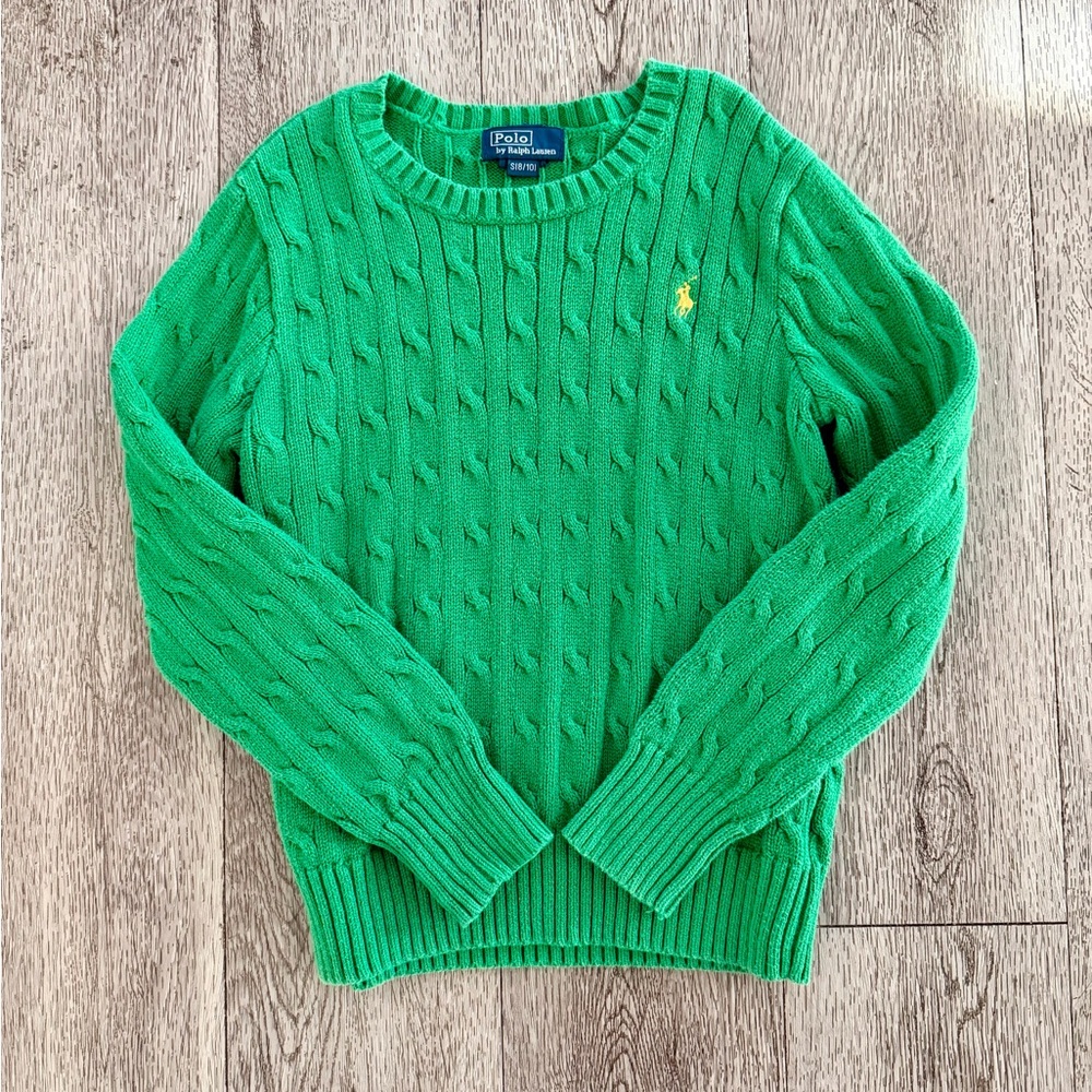 Polo Ralph Lauren Boys Classic Green Sweater